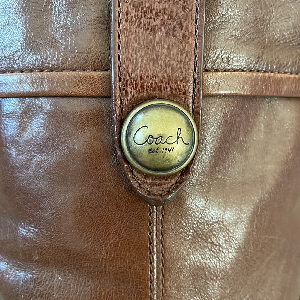 Coach - fayth tan leather boots - Picture 10 of 12